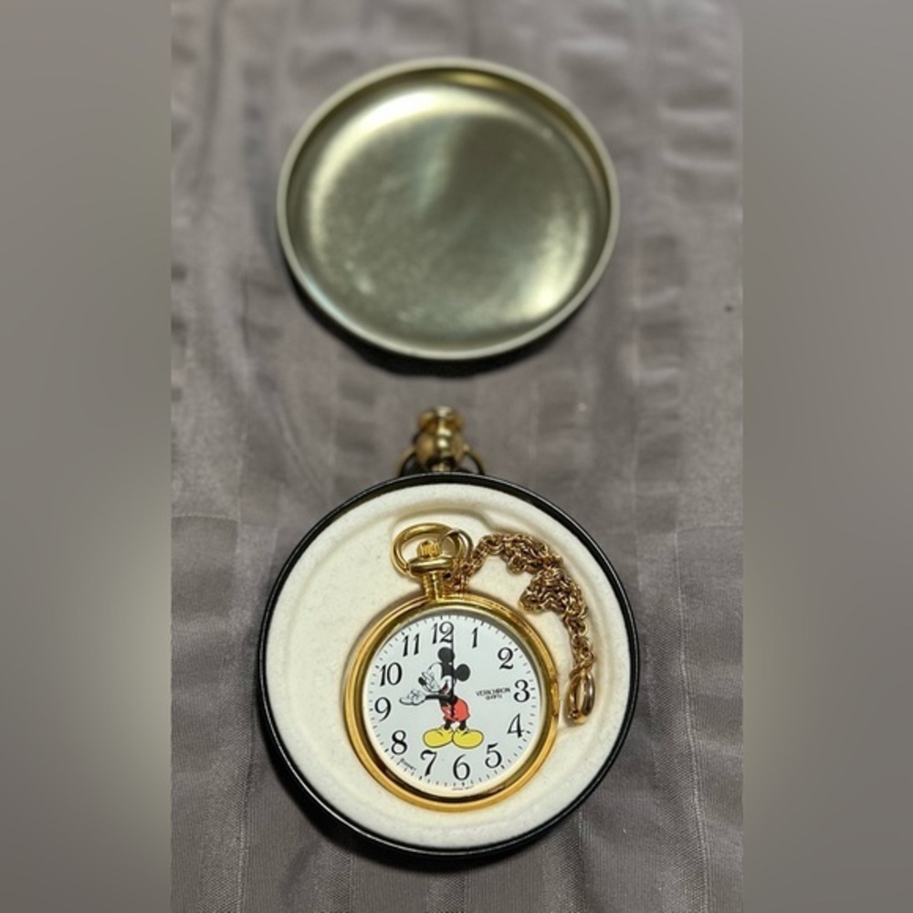 Vintage Mickey Mouse pocket watch